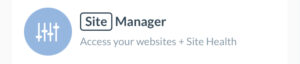 Wealthy Affiliate Site Manager